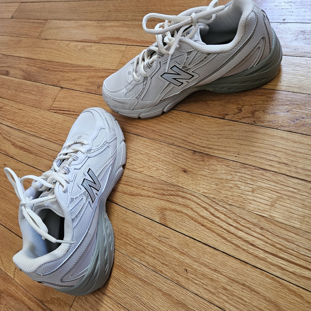 New Balance Cream Sneakers